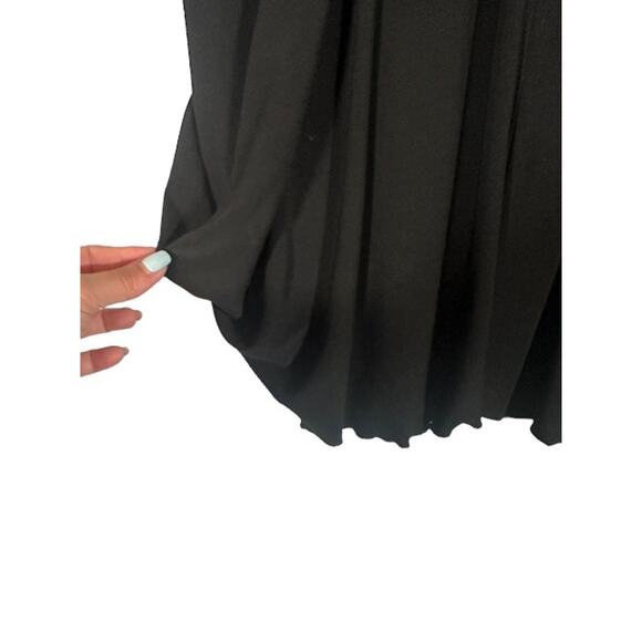 Joseph Ribkoff Black 3/4 Cuffed Sleeve Button Front Collared Dress Women Sz 8 - Picture 7 of 10